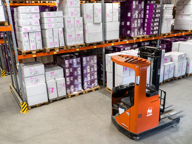 We manage 30,000 square feet of Warehousing space and tie up in various aspects of the supply chain